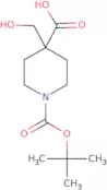 1-(tert-Butoxycarbonyl)-4-(hydroxymethyl)-4-piperidinecarboxylic acid