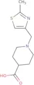 1-[(2-Methyl-1,3-thiazol-4-yl)methyl]piperidine-4-carboxylic acid