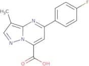 5-(4-Fluorophenyl)-3-methylpyrazolo[1,5-a]pyrimidine-7-carboxylic acid
