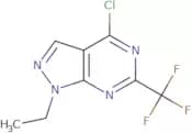 4-Chloro-1-ethyl-6-(trifluoromethyl)-1H-pyrazolo[3,4-d]pyrimidine