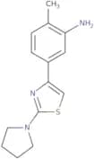 2-Methyl-5-(2-(pyrrolidin-1-yl)thiazol-4-yl)aniline