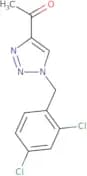 1-{1-[(2,4-Dichlorophenyl)methyl]-1H-1,2,3-triazol-4-yl}ethan-1-one