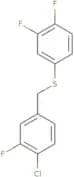 (4-Chloro-3-fluorobenzyl)(3,4-difluorophenyl)sulfane