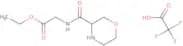 Trifluoroacetic acid ethyl 2-(morpholin-3-ylformamido)acetate