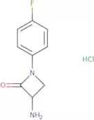 3-Amino-1-(4-fluorophenyl)azetidin-2-one hydrochloride