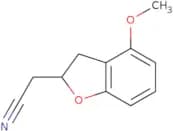 2-(4-Methoxy-2,3-dihydro-1-benzofuran-2-yl)acetonitrile