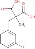2-[(3-Fluorophenyl)methyl]-2-methylpropanedioic acid