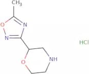 2-(5-Methyl-1,2,4-oxadiazol-3-yl)morpholine hydrochloride