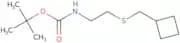 tert-Butyl N-{2-[(cyclobutylmethyl)sulfanyl]ethyl}carbamate
