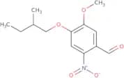 5-Methoxy-4-(2-methylbutoxy)-2-nitrobenzaldehyde