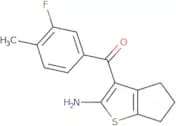 3-(3-Fluoro-4-methylbenzoyl)-4H,5H,6H-cyclopenta[b]thiophen-2-amine