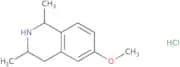 6-Methoxy-1,3-dimethyl-1,2,3,4-tetrahydroisoquinoline hydrochloride
