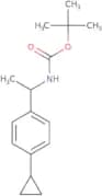 tert-Butyl N-[1-(4-cyclopropylphenyl)ethyl]carbamate