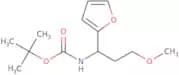 tert-Butyl N-[1-(furan-2-yl)-3-methoxypropyl]carbamate