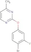 2-(4-Bromo-3-fluorophenoxy)-4-methylpyrimidine