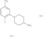1-(2-Fluoro-5-methylphenyl)piperidin-4-amine dihydrochloride