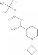 tert-Butyl N-[1-(1-cyclobutylpiperidin-3-yl)ethyl]carbamate
