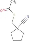 1-[(Acetylsulfanyl)methyl]cyclopentane-1-carbonitrile