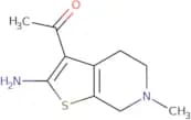 1-{2-Amino-6-methyl-4H,5H,6H,7H-thieno[2,3-c]pyridin-3-yl}ethan-1-one