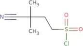 3-Cyano-3,3-dimethylpropane-1-sulfonyl chloride