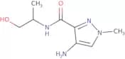 4-Amino-N-(1-hydroxypropan-2-yl)-1-methyl-1H-pyrazole-3-carboxamide