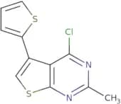 4-Chloro-2-methyl-5-(thiophen-2-yl)thieno[2,3-d]pyrimidine