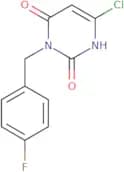 6-Chloro-3-[(4-fluorophenyl)methyl]-1,2,3,4-tetrahydropyrimidine-2,4-dione