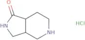 rac-(3aR,7aR)-Octahydro-1H-pyrrolo[3,4-c]pyridin-1-one hydrochloride
