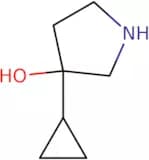 3-Cyclopropylpyrrolidin-3-ol