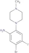 5-Bromo-4-fluoro-2-(4-methylpiperazin-1-yl)aniline