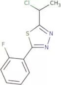 2-(1-Chloroethyl)-5-(2-fluorophenyl)-1,3,4-thiadiazole