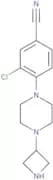 4-[4-(Azetidin-3-yl)piperazin-1-yl]-3-chlorobenzonitrile