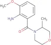 2-Methoxy-6-(3-methylmorpholine-4-carbonyl)aniline