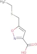 5-[(Ethylsulfanyl)methyl]-1,2-oxazole-3-carboxylic acid