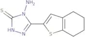 4-Amino-5-(4,5,6,7-tetrahydro-1-benzothiophen-2-yl)-4H-1,2,4-triazole-3-thiol