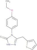 4-(4-Ethoxyphenyl)-5-(thiophen-2-ylmethyl)-4H-1,2,4-triazole-3-thiol