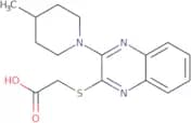 2-{[3-(4-Methylpiperidin-1-yl)quinoxalin-2-yl]sulfanyl}acetic acid