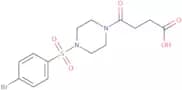 4-[4-(4-Bromobenzenesulfonyl)piperazin-1-yl]-4-oxobutanoic acid