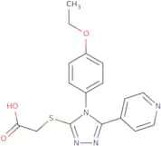 2-{[4-(4-Ethoxyphenyl)-5-(pyridin-4-yl)-4H-1,2,4-triazol-3-yl]sulfanyl}acetic acid