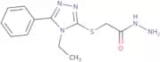 2-[(4-Ethyl-5-phenyl-4H-1,2,4-triazol-3-yl)sulfanyl]acetohydrazide
