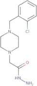 2-{4-[(2-Chlorophenyl)methyl]piperazin-1-yl}acetohydrazide