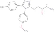 2-{[4-(4-Methoxyphenyl)-5-(4-methylphenyl)-4H-1,2,4-triazol-3-yl]sulfanyl}acetohydrazide