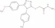 2-{[5-(4-Methoxyphenyl)-4-(4-methylphenyl)-4H-1,2,4-triazol-3-yl]sulfanyl}acetohydrazide