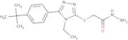 2-{[5-(4-tert-Butylphenyl)-4-ethyl-4H-1,2,4-triazol-3-yl]sulfanyl}acetohydrazide