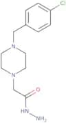 2-{4-[(4-Chlorophenyl)methyl]piperazin-1-yl}acetohydrazide