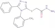2-{[4-(2-Methylphenyl)-5-phenyl-4H-1,2,4-triazol-3-yl]sulfanyl}acetohydrazide