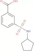 3-(Cyclopentylsulfamoyl)benzoic acid