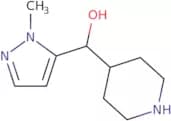 (1-Methyl-1H-pyrazol-5-yl)(piperidin-4-yl)methanol