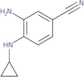 3-Amino-4-(cyclopropylamino)benzonitrile