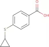 4-(Cyclopropylsulfanyl)benzoic acid